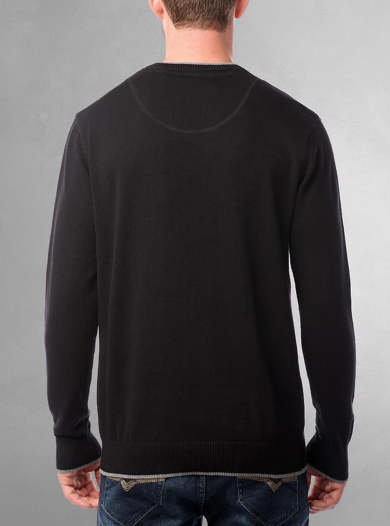 Men's v neck sweater