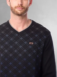 Chandail à col en V pour hommes