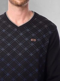 Chandail à col en V pour hommes