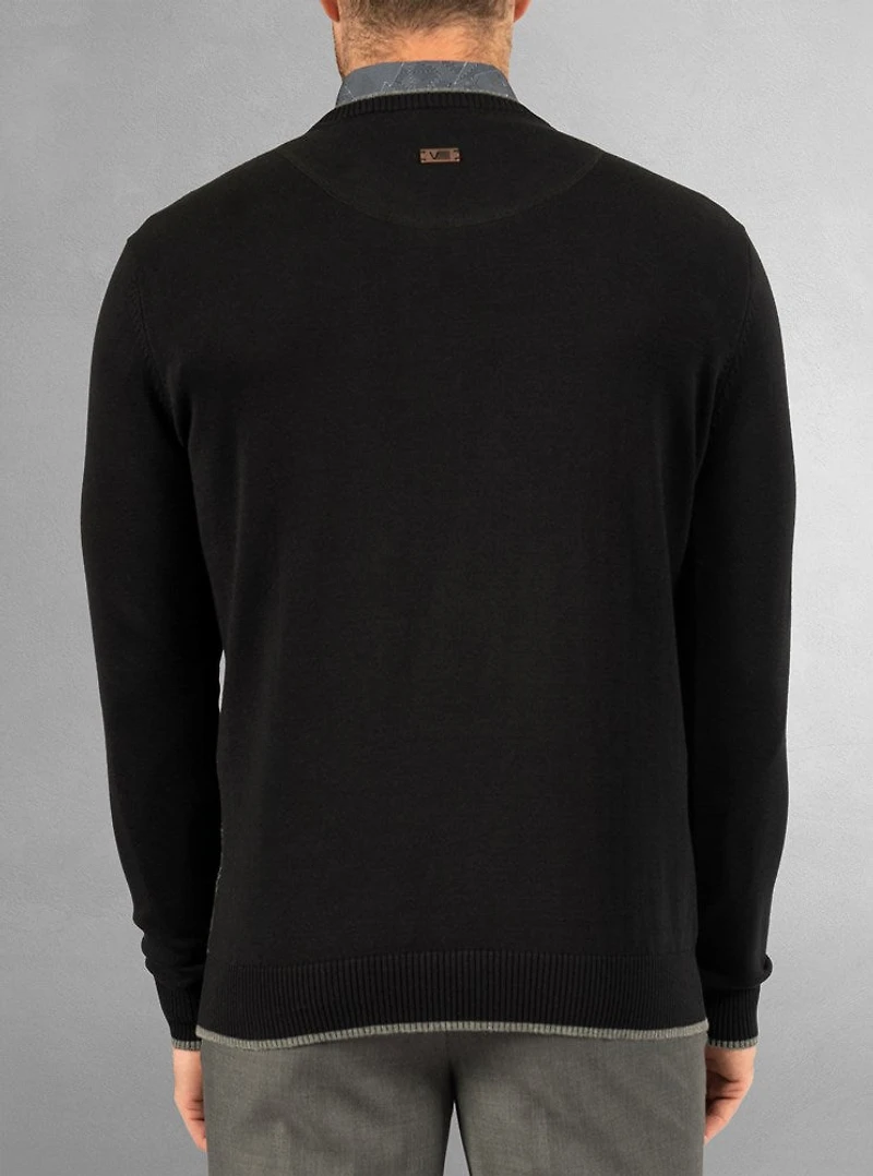 Pull à col en V pour hommes