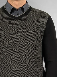 Pull à col en V pour hommes