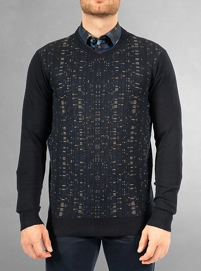 Pull à col en V pour hommes