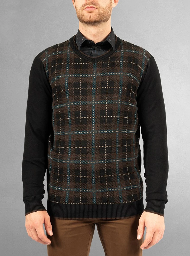 Men's v-neck sweater