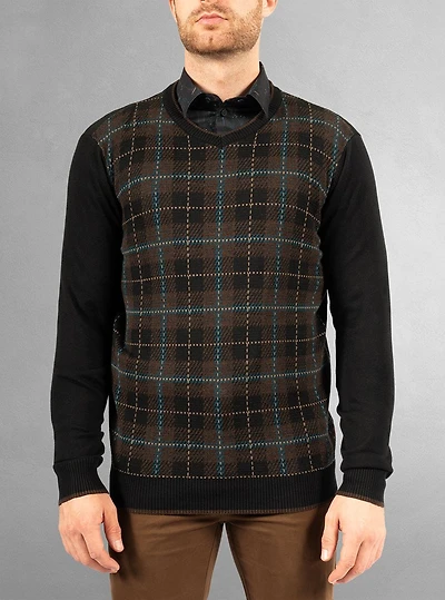 Men's v-neck sweater