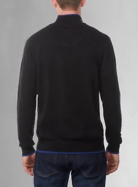 Men's mock zip sweater