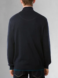 Men's mock zip sweater