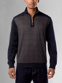 Men's mock zip top