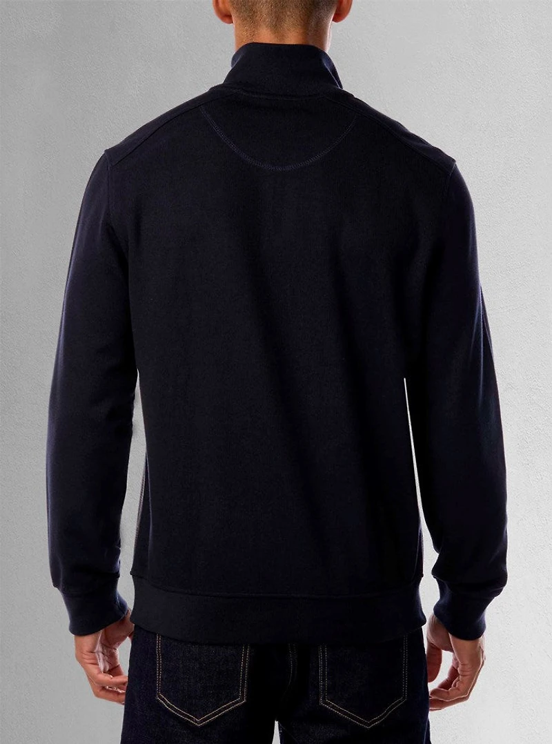 Men's mock zip top