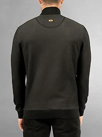 Men's half zip mock neck top