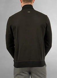 Men's half zip mock neck top