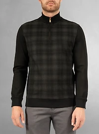 Débardeur à col roulé demi-zippé pour hommes