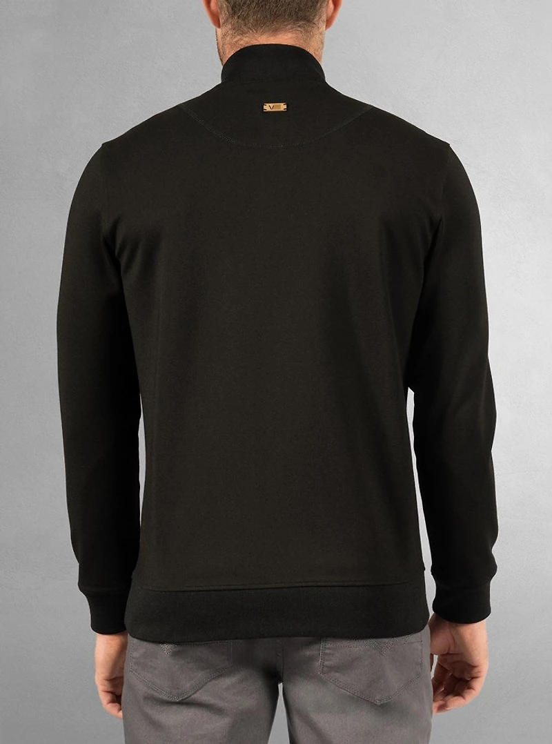 Débardeur à col roulé demi-zippé pour hommes