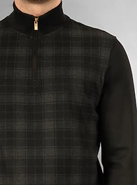 Débardeur à col roulé demi-zippé pour hommes