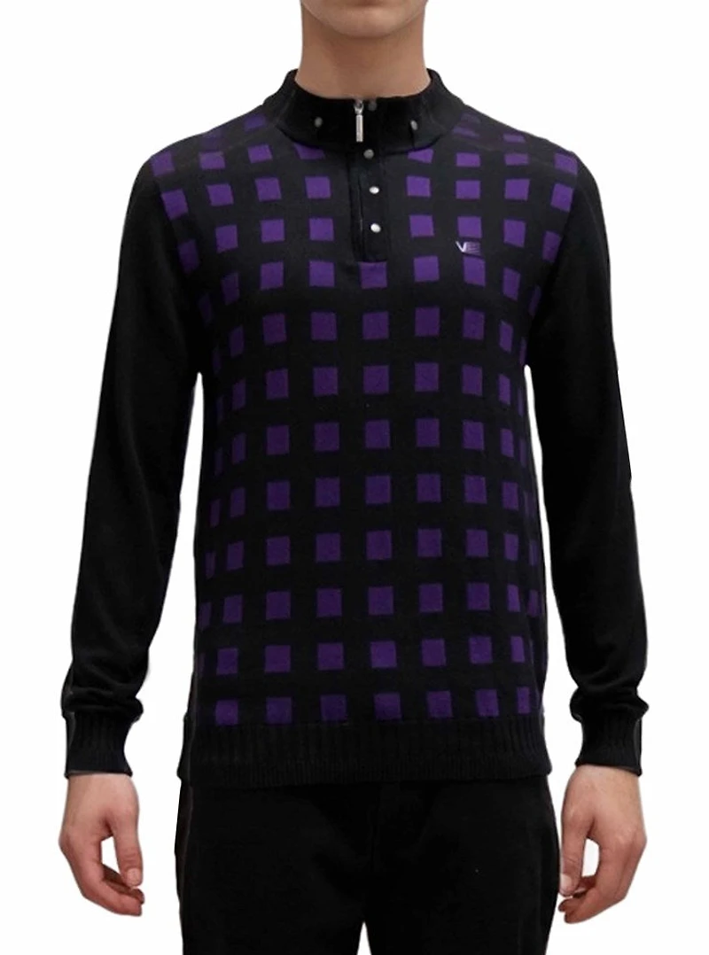 Men's mock zip sweater
