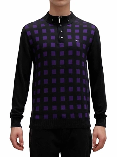 Men's mock zip sweater