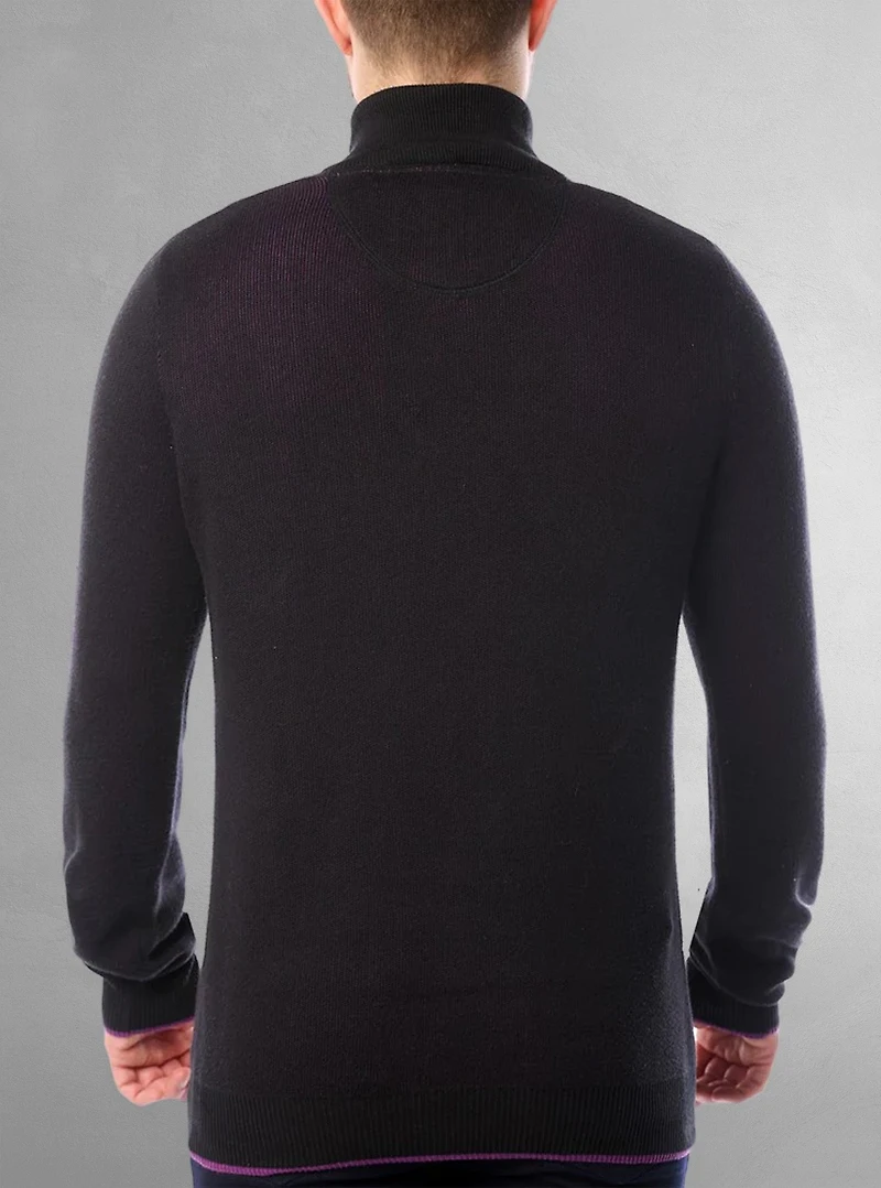 Men's mock zip sweater