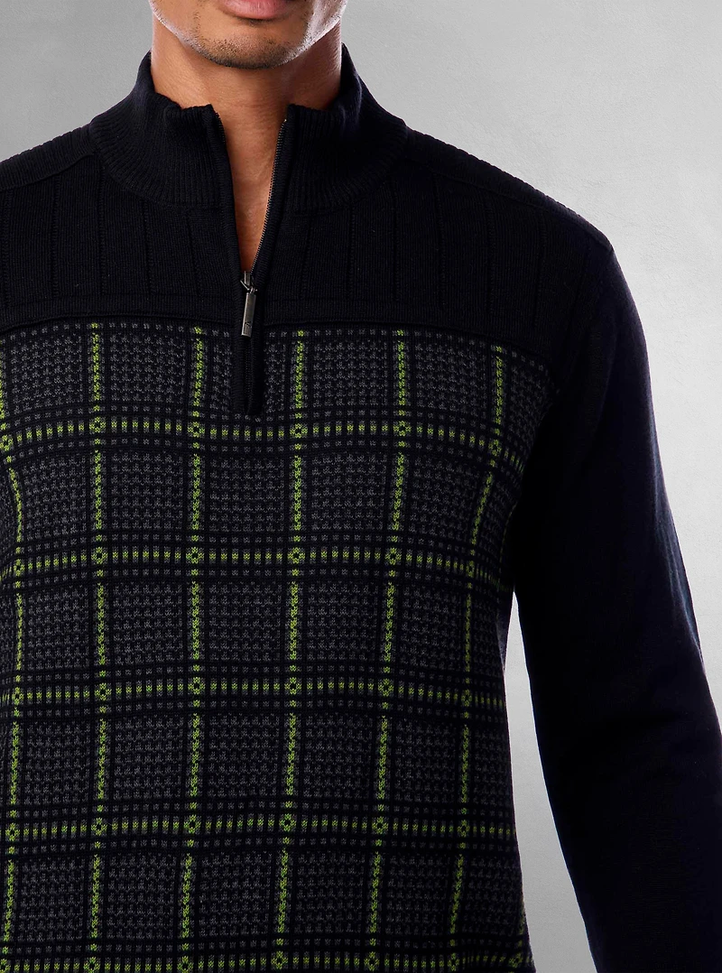 Pull à fermeture éclair pour hommes