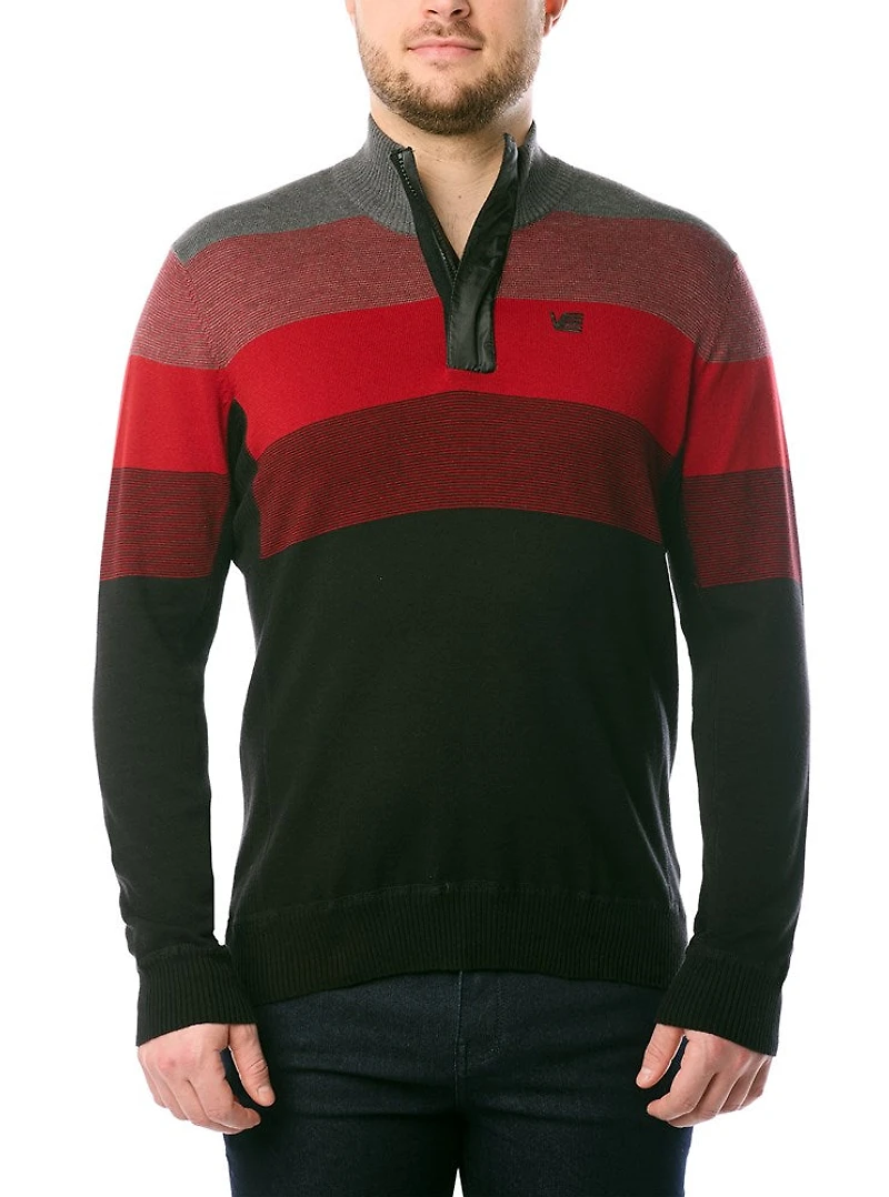 Pull à fermeture éclair pour hommes
