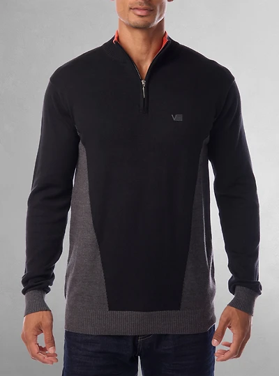 Pull à fermeture éclair pour hommes