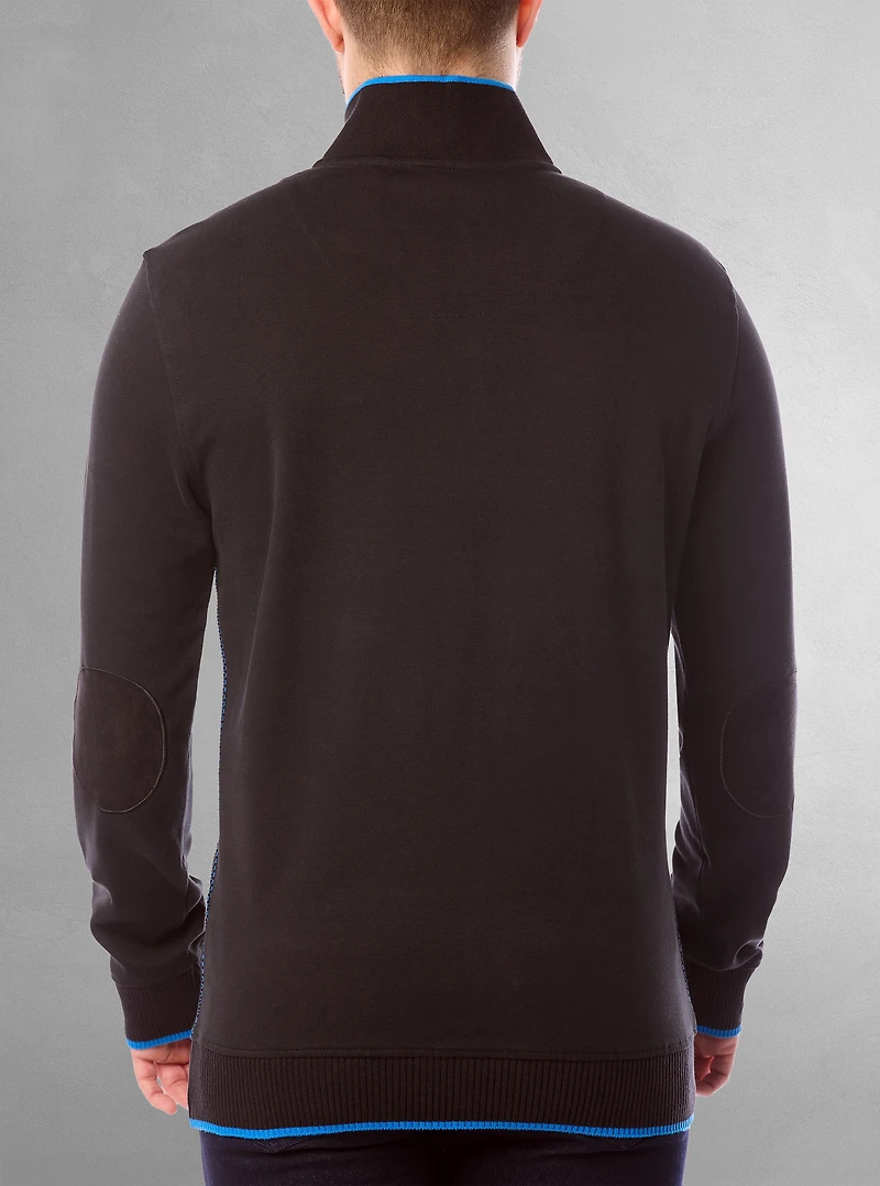 Men's mock zip sweater