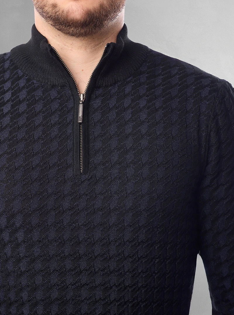 Pull à fermeture éclair pour hommes