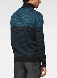 Men's mock zip top