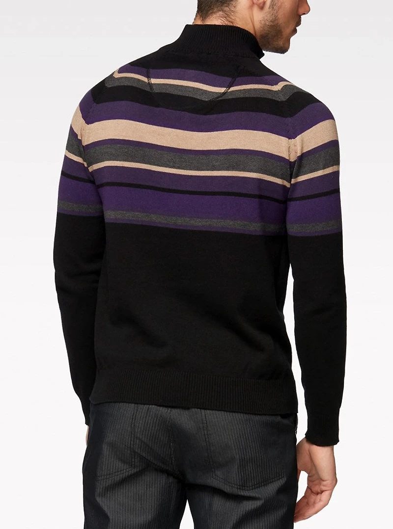 Men's mock zip sweater