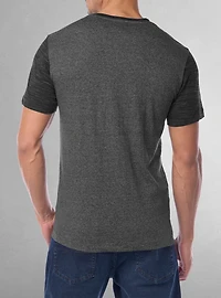 T-shirt à manches courtes et col ras du cou pour hommes