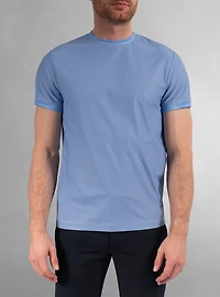 T-shirt à manches courtes et col ras du cou pour hommes