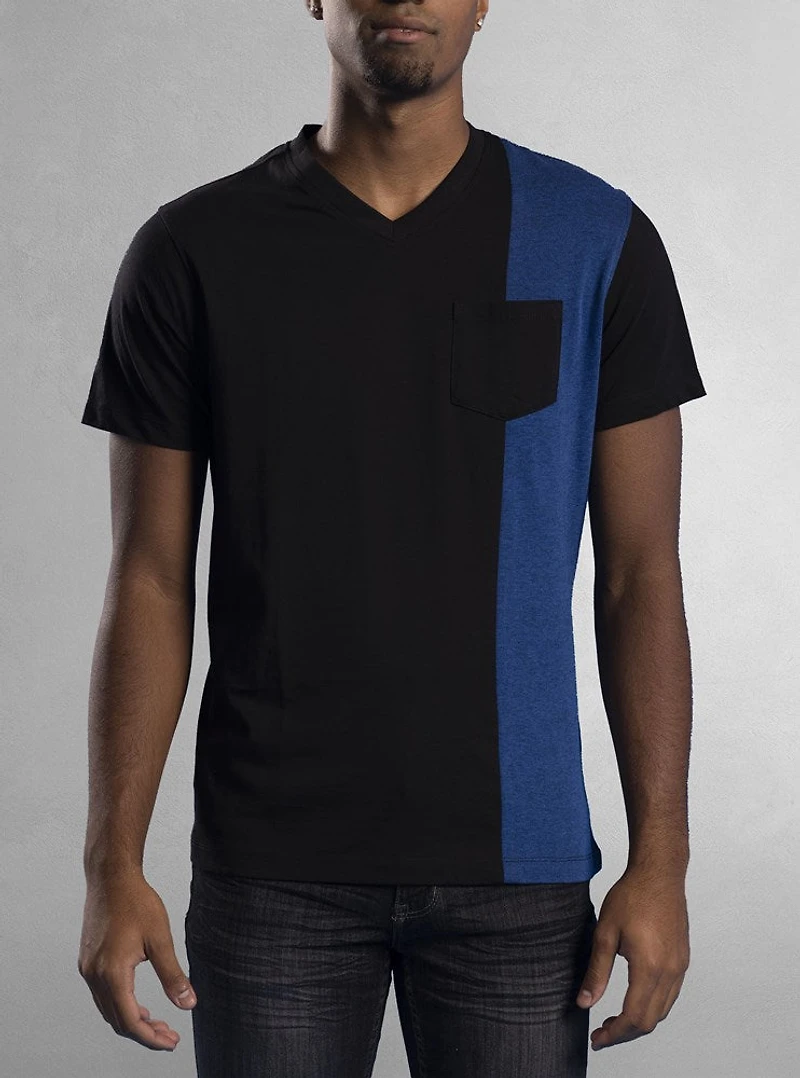 Men's v neck short sleeve t-shirt