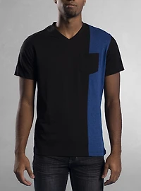 Men's v neck short sleeve t-shirt