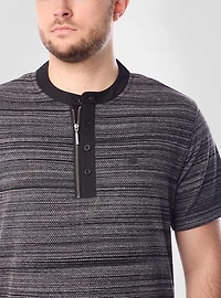 Men's henley short sleeve t-shirt