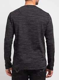 Men's henley long sleeve t-shirt