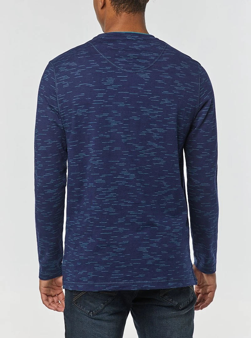 Men's henley long sleeve t-shirt