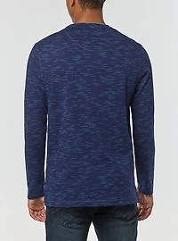 Men's henley long sleeve t-shirt
