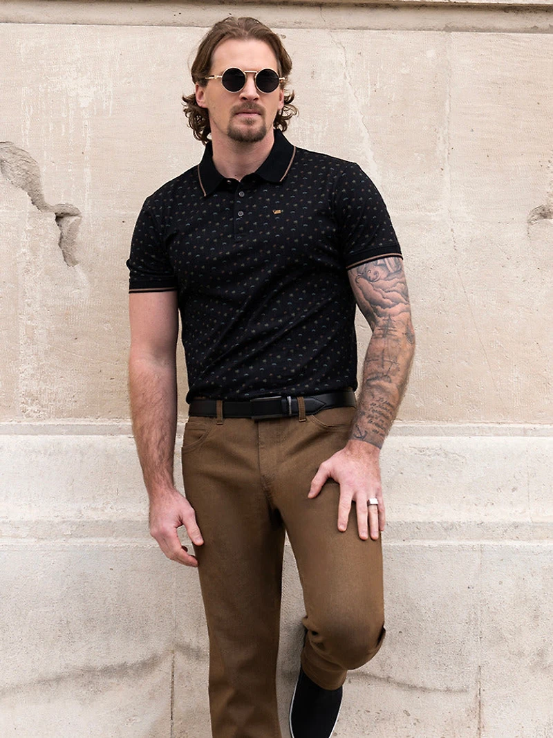 Men's short sleeve polo