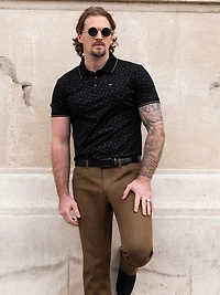 Men's short sleeve polo