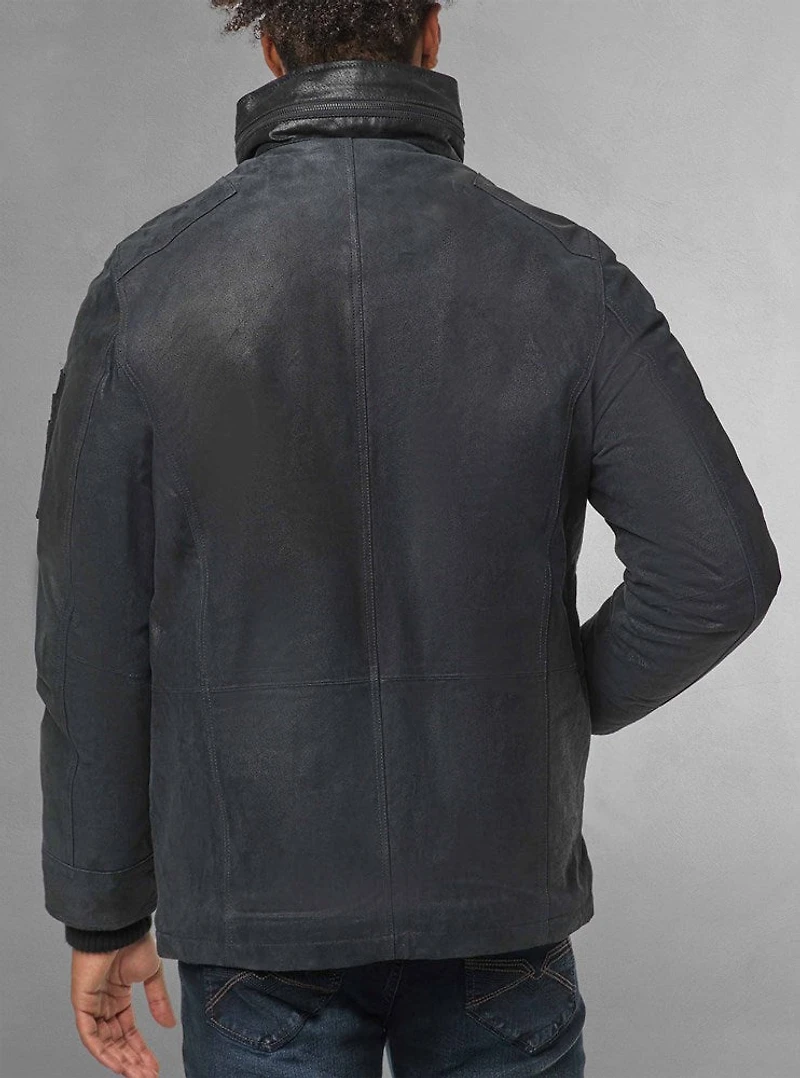 Veste en cuir pour hommes