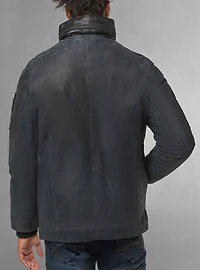 Veste en cuir pour hommes