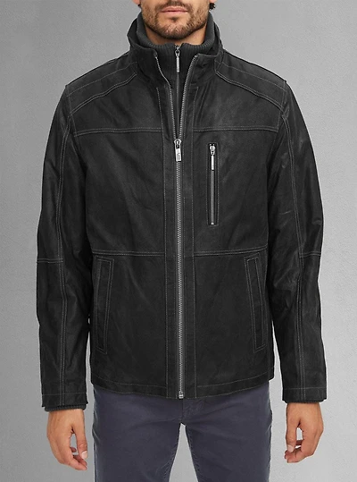 Men's leather jacket
