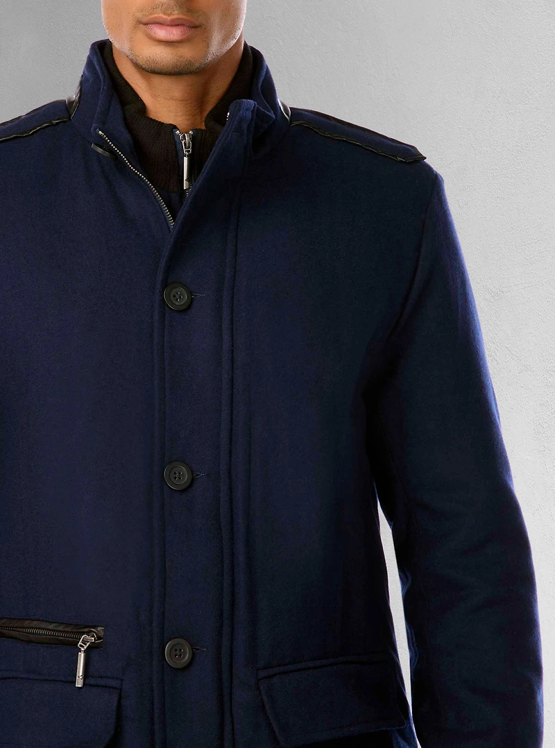 Manteaux de laine pour hommes