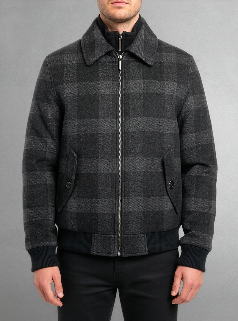 Manteaux de laine pour hommes
