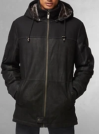 Veste en cuir pour hommes