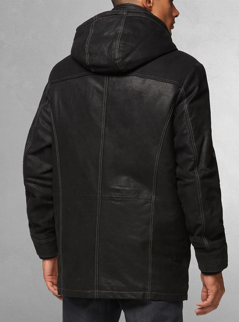 Veste en cuir pour hommes