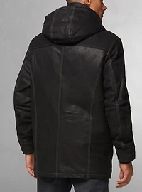 Veste en cuir pour hommes