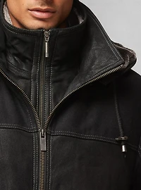 Veste en cuir pour hommes