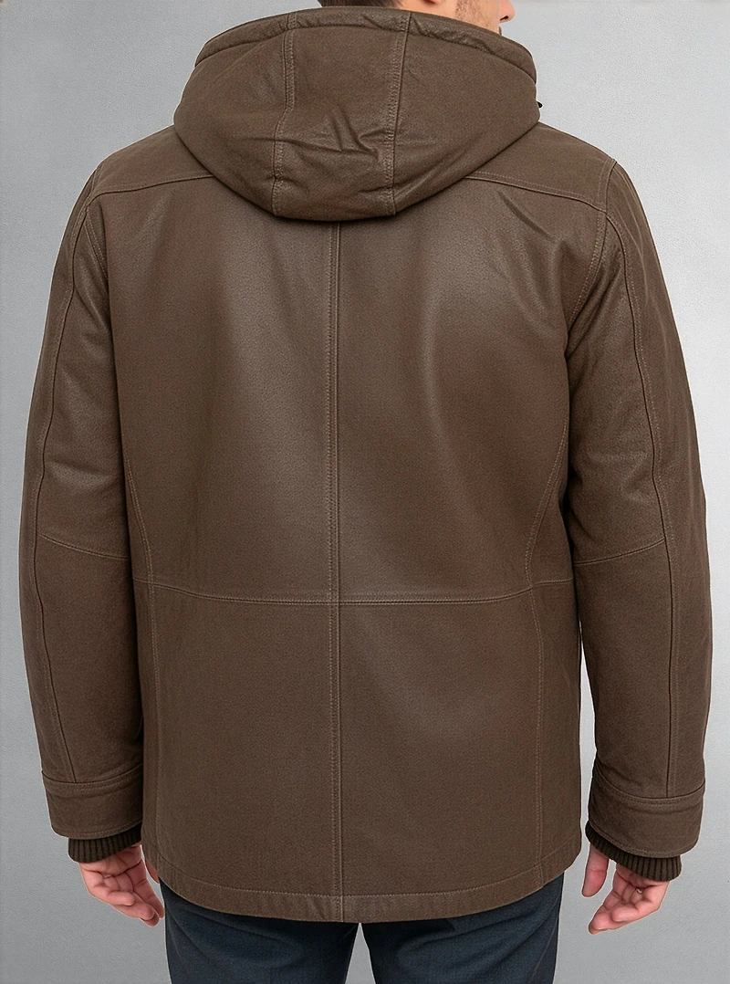 Veste en cuir pour hommes