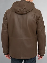 Veste en cuir pour hommes