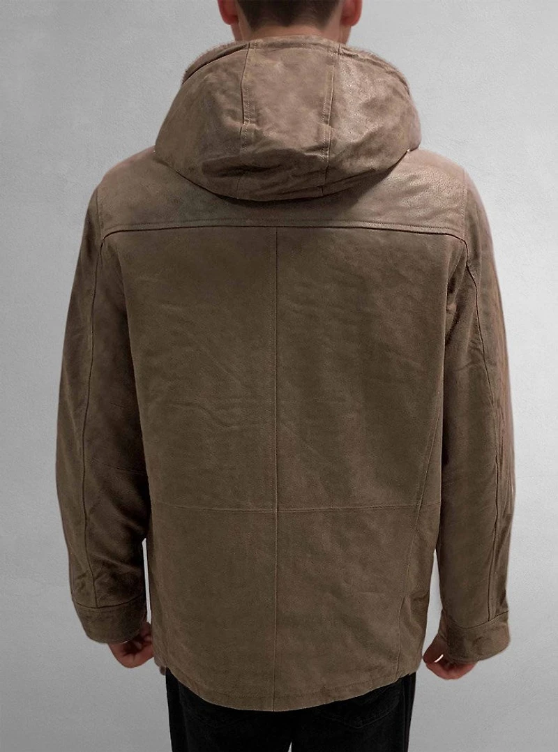 Veste en cuir pour hommes