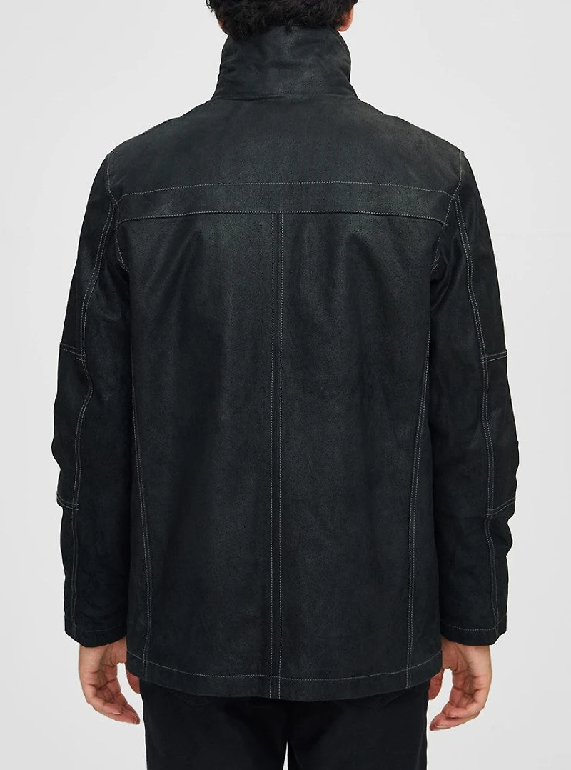 Veste en cuir pour hommes